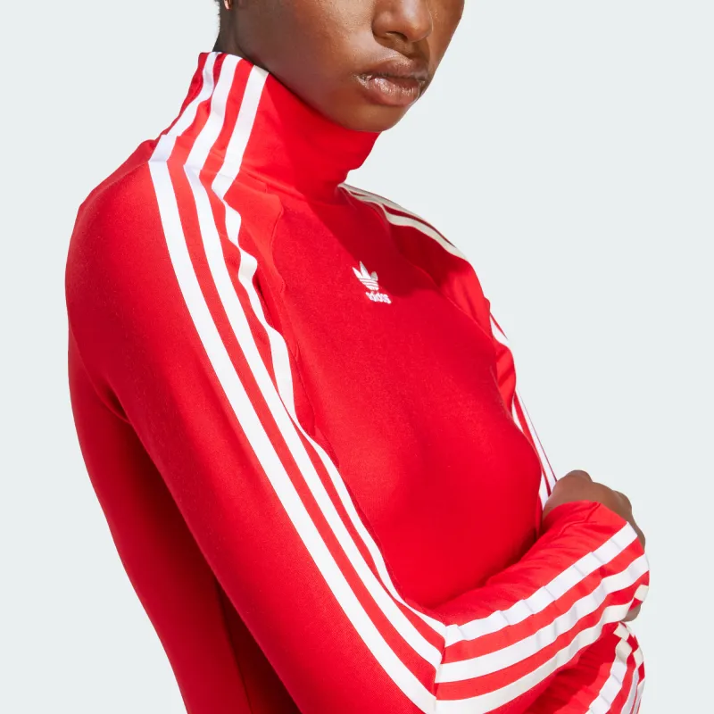 Adidas Originals ADILENIUM Raglan Sleeve T Shirt Women's Red-4