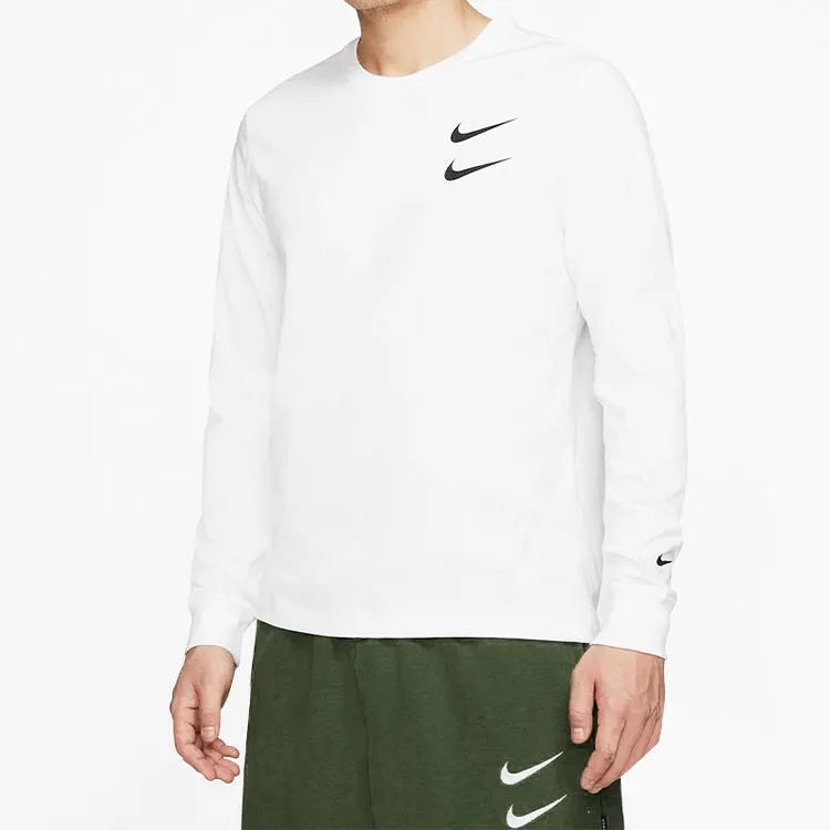 Nike T Shirts Men White-3