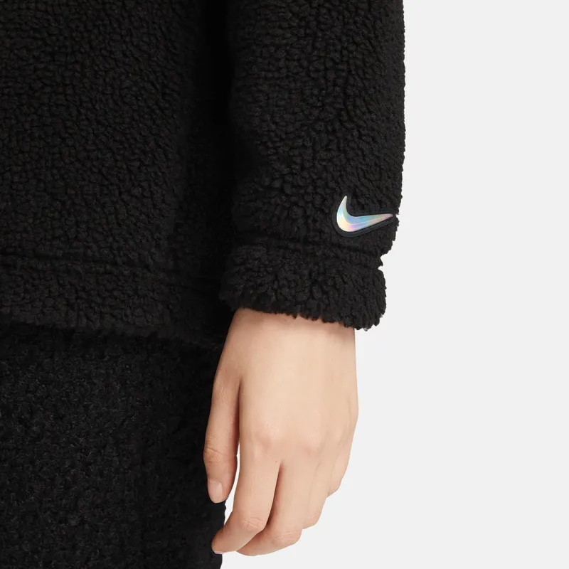 Nike Dragon New Year's Collection SPORTSWEAR Velvet feel Coat Women's Black-5