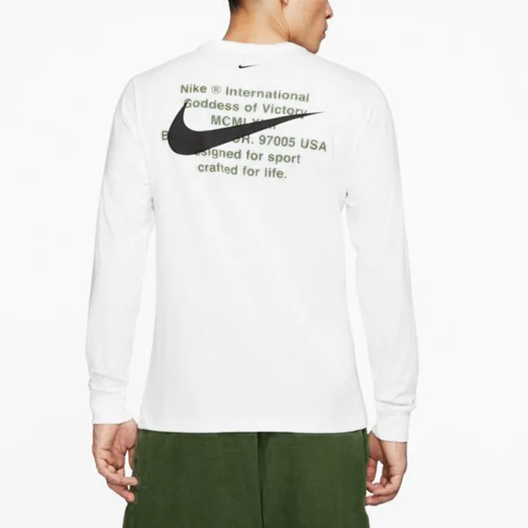 Nike T Shirts Men White-4