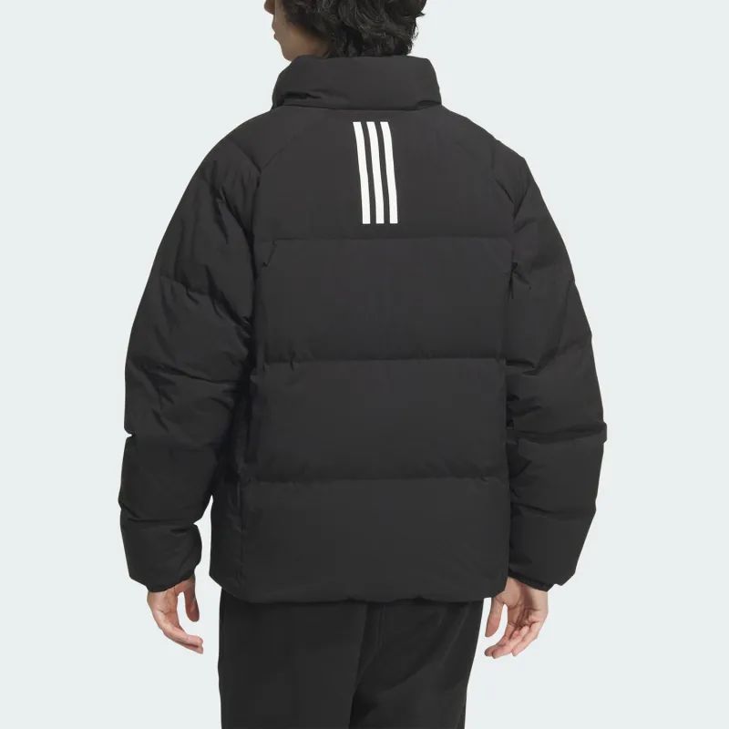 Adidas Down Jacket Unisex Black Comes With Necklace-4