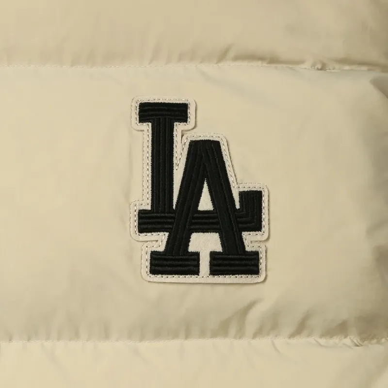 MLB Los Angeles Dodgers Down Jackets Unisex Ecru-2