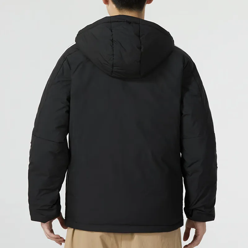 Adidas Down Jacket Unisex Black Comes With Necklace-4