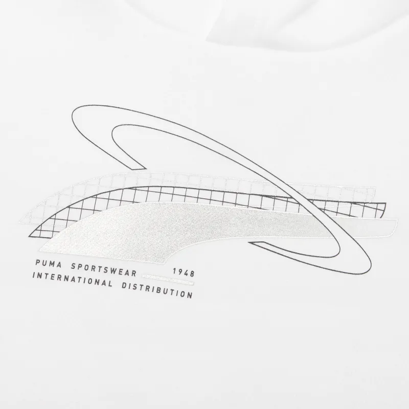 PUMA Sweatshirts Men White-4