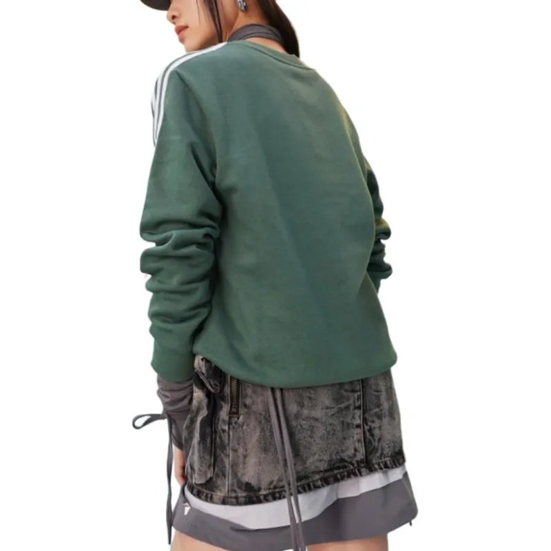 Adidas FW24 Sweatshirt Women's Oxidized Green/White-3