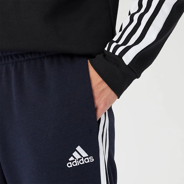 Adidas Knitted Sweatpants Men's Blue Black-4