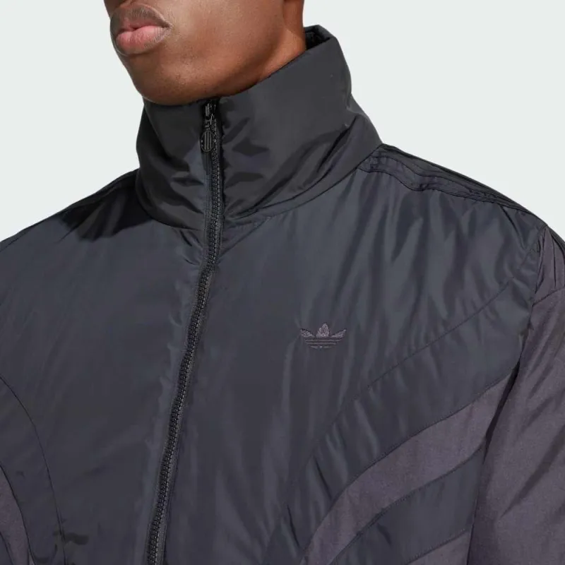 Adidas Originals Clover Series Outfit FW24 Down Jacket Men's Black-3