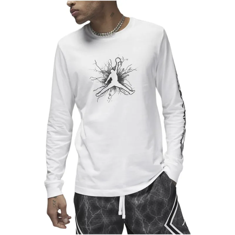 Jordan T Shirts Men White-2