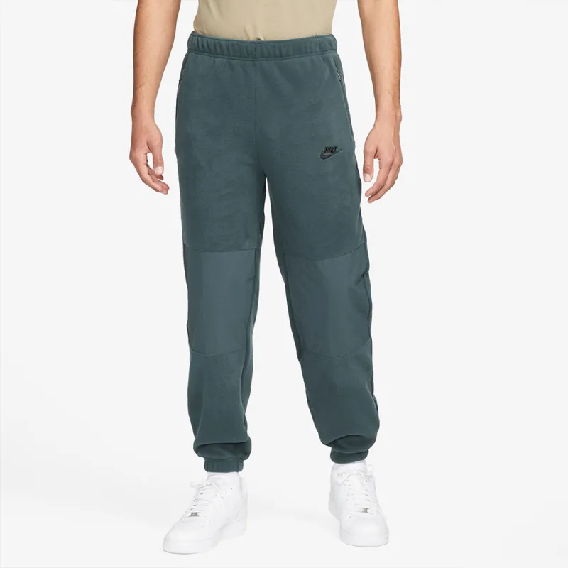 Nike Club POLAR FLC CF Knitted Sweatpants Men's Green-2