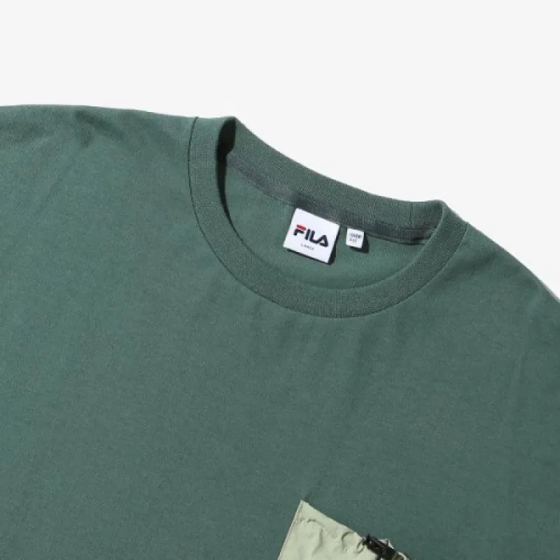 FILA T Shirts Unisex Dark Green-2