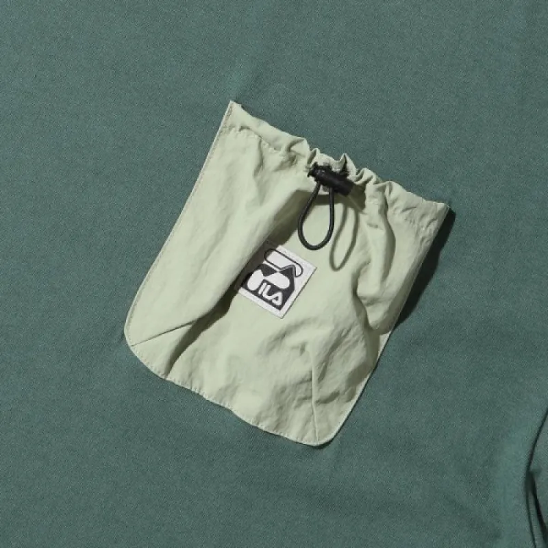 FILA T Shirts Unisex Dark Green-3