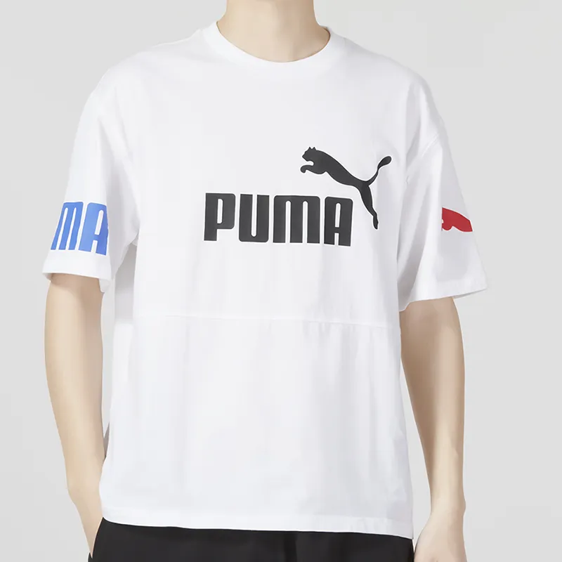 PUMA Men's Casual Series T Shirts Men White-2