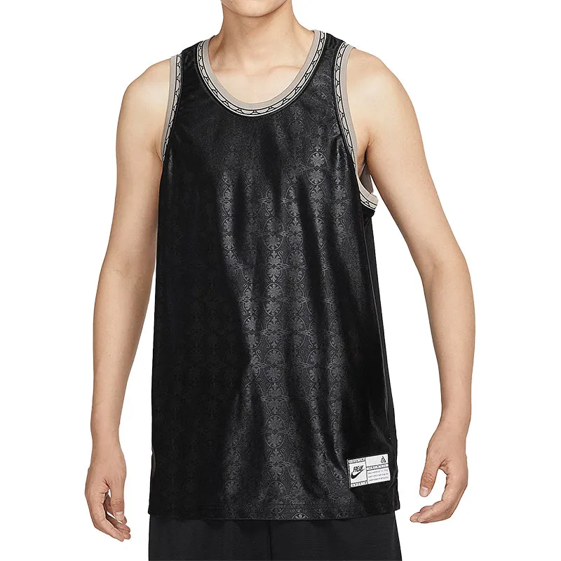 Nike Knit Running Training Basketball Tank Black-2