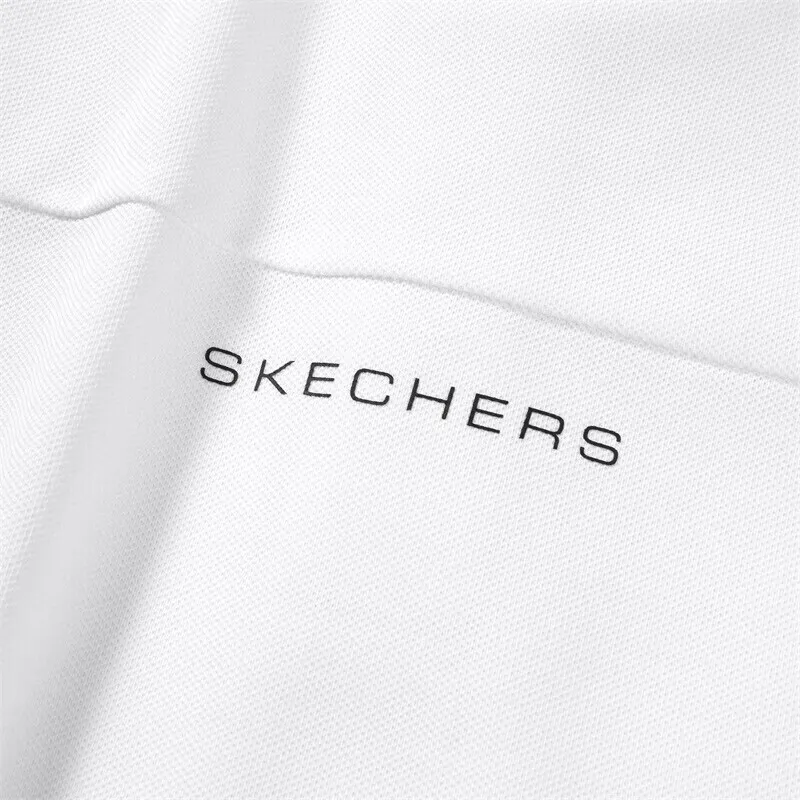 Skechers Polo Shirt Men's Bright White-2