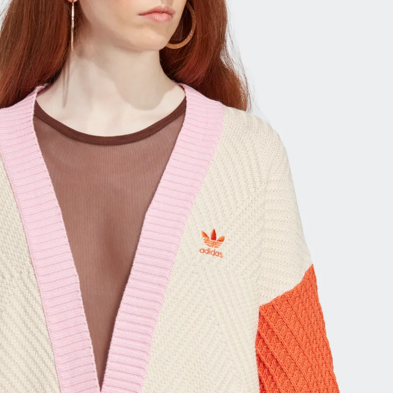 Adidas Originals SS23 Adicolor 70s Retro Series Knitwear Women's Wonder White-5