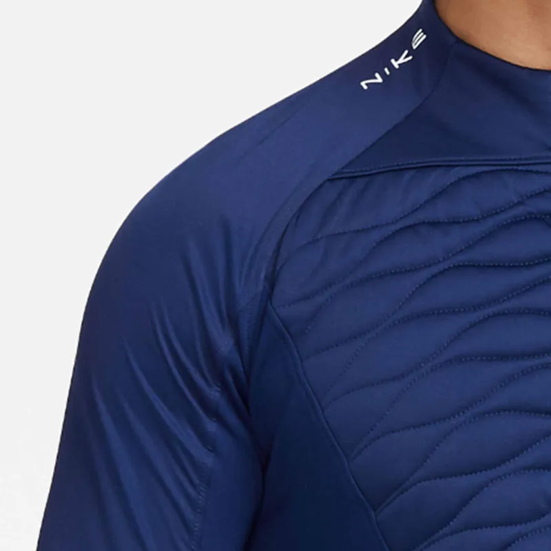 Nike Puffer Jackets Men Blue-2