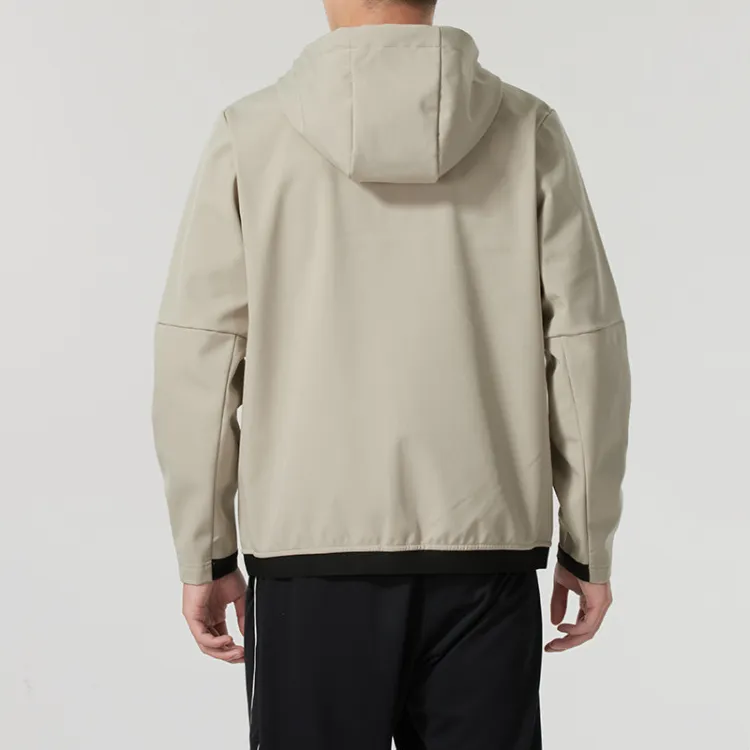 Under Armour Windbreaker Jacket Unisex Taupe Comes With Necklace-4