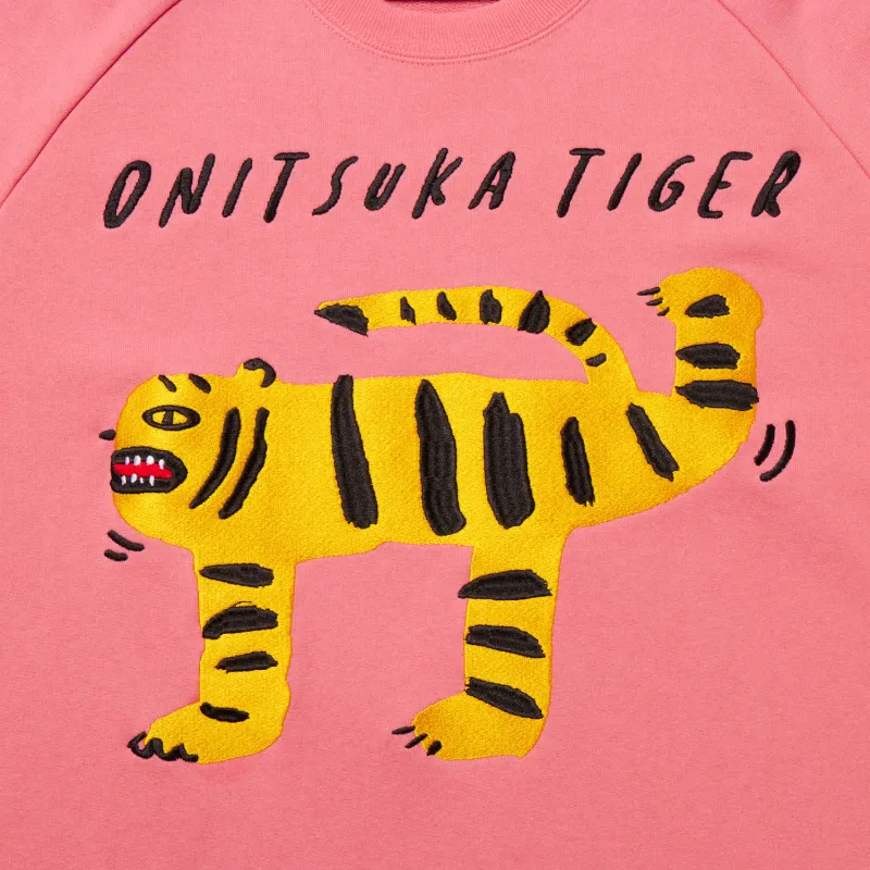 Onitsuka Tiger SWEAT Sweatshirt Unisex Pink-2