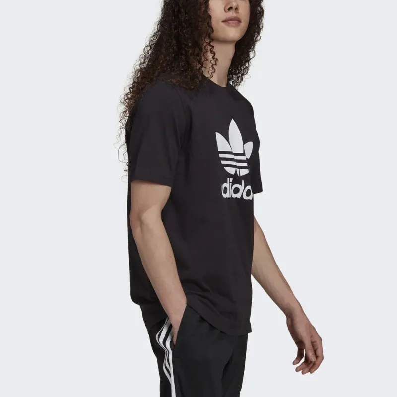 Adidas Originals Trefoil Logo print Cotton T shirt-3