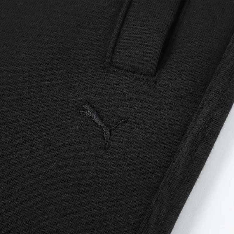 PUMA RETROKnit Knitted Sports Pants Unisex Black-3