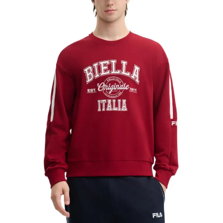 FILA ORIGINALE Sweatshirt Men's Slightly Tipsy Burgundy-2