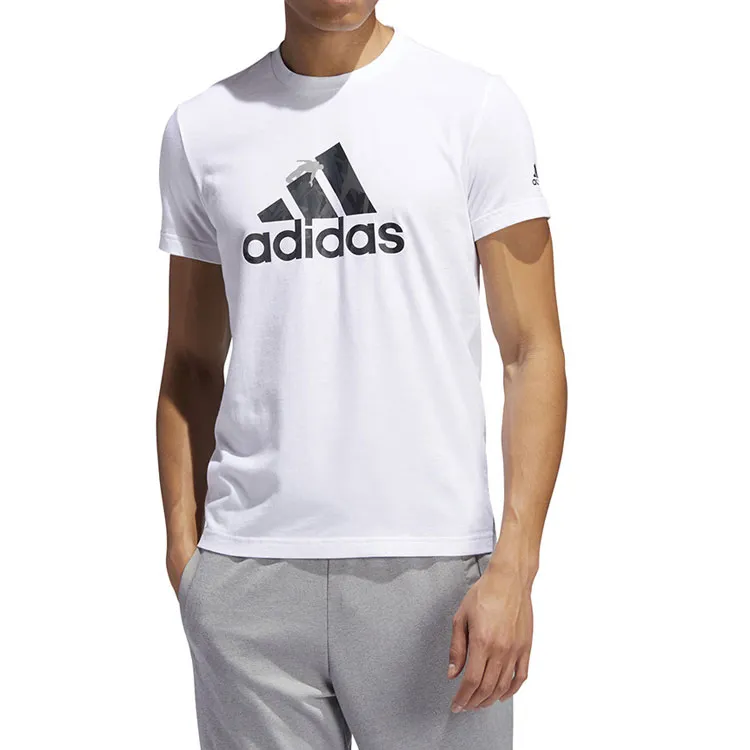 Adidas T Shirts Men White-2