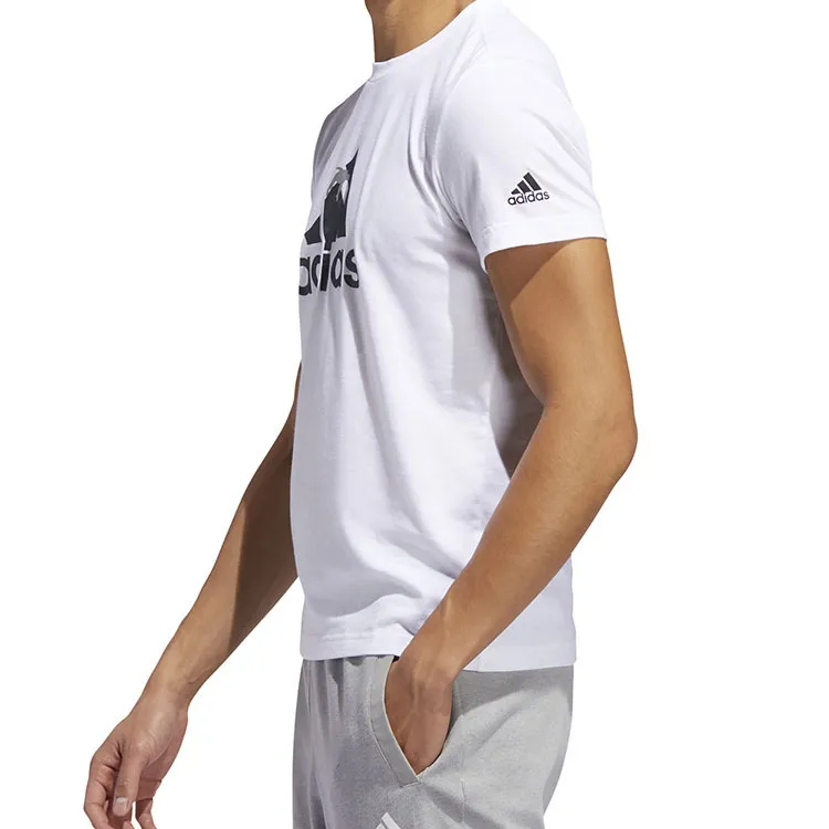 Adidas T Shirts Men White-4