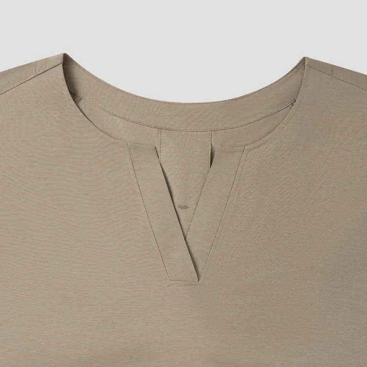 DESCENTE DUALIS Urban Commuting Sweatshirt Women's Khaki-2