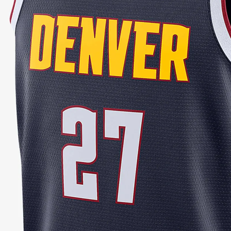 Nike x NBA Basketball Jerseys Unisex Navy Blue-2