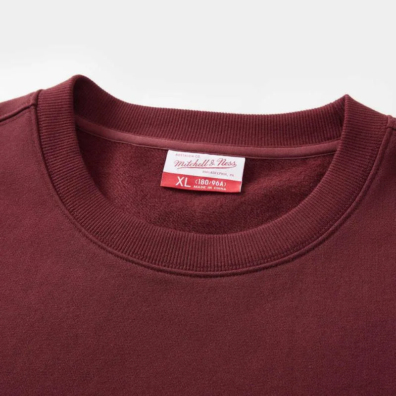 Mitchell & Ness x NBA Chicago Bulls SS25 Lifestyle Sweatshirt Unisex Dark Red-2