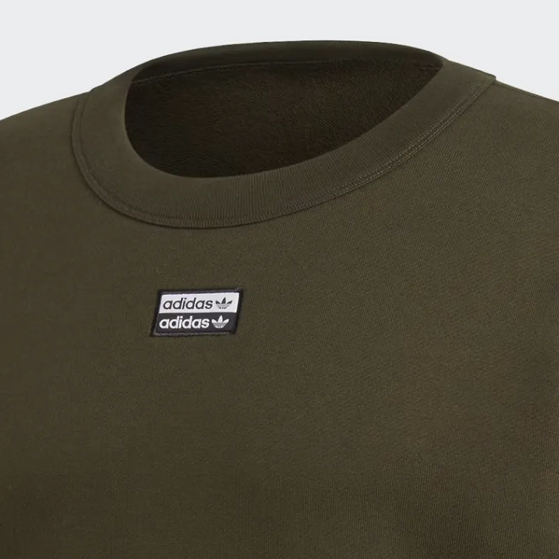 Adidas Originals R.Y.V. Crewneck Sweatshirt Sweatshirt Men's Gray Green-2