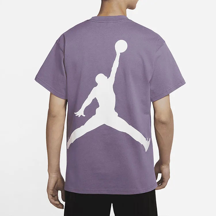 Jordan T-Shirt Men's Gray Purple-3