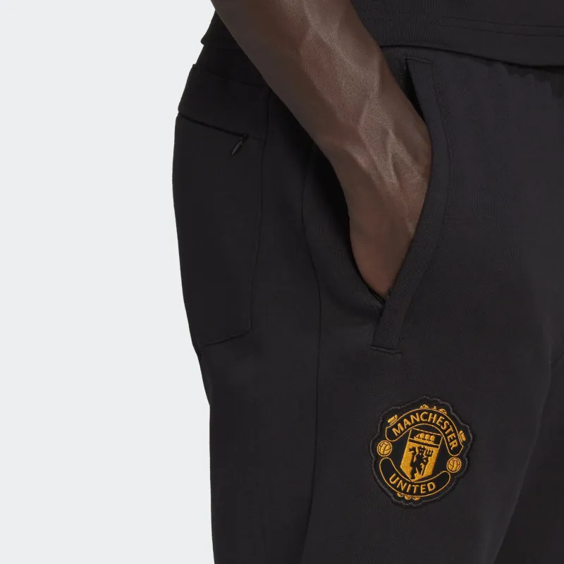 Adidas MANCHESTER UNITED THEATRE OF DREAMS Knitted Sweatpants Men Black-4
