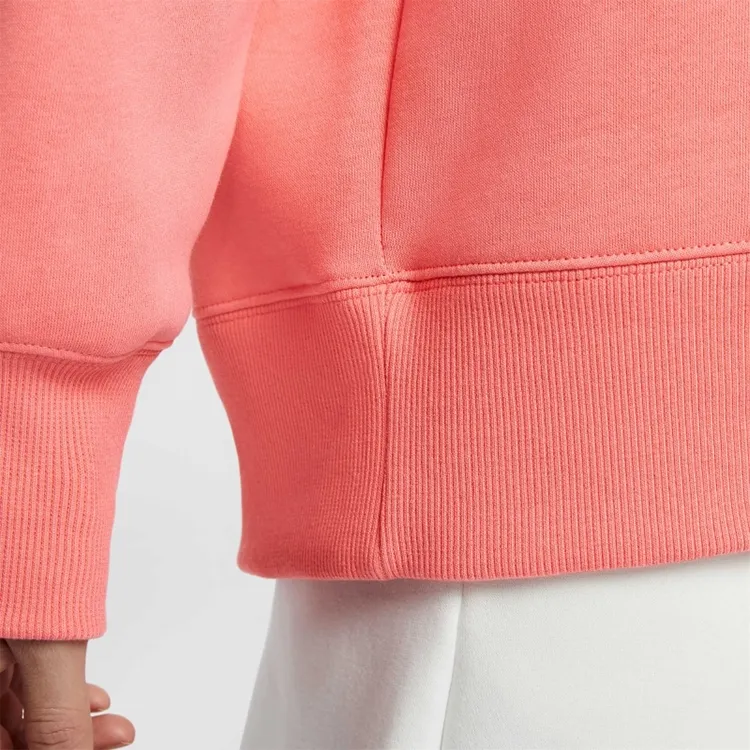 Nike PHNX FLC OS LONG CRE Sweatshirt Women's Pink-4