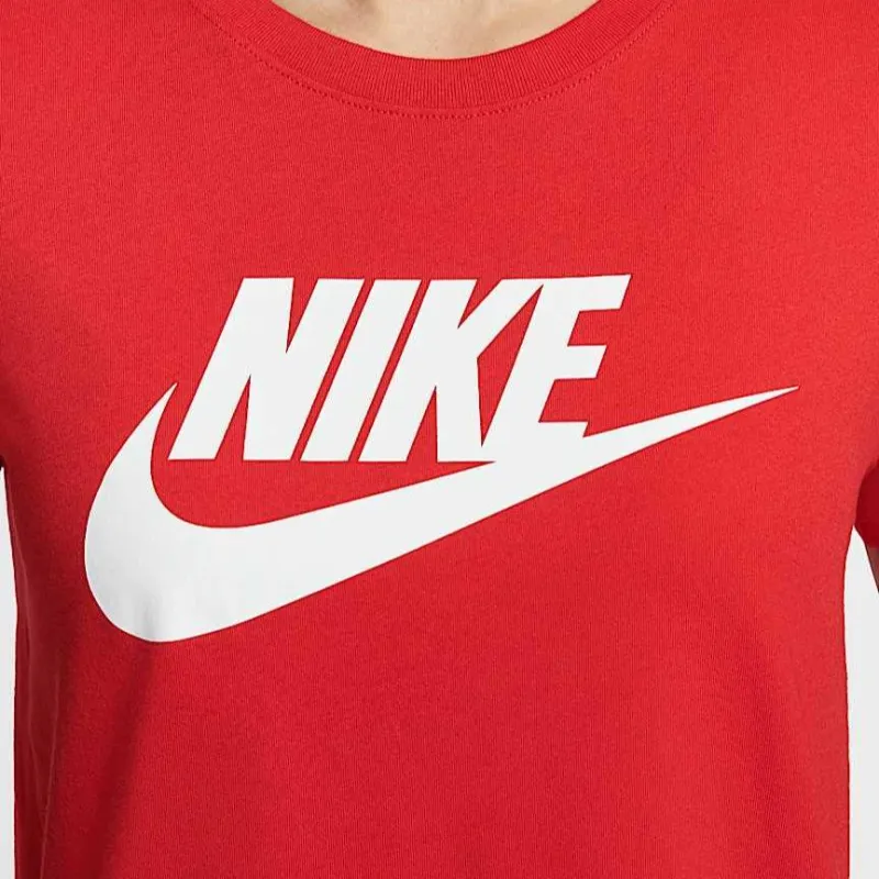Nike Sportswear Essentials Series Regular T Shirt Women's Red-4