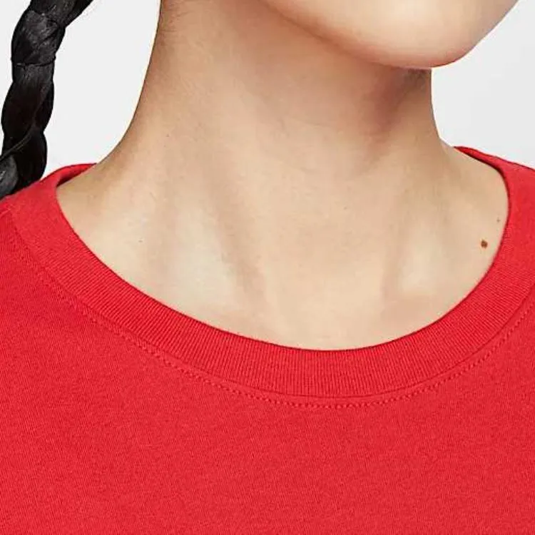 Nike Sportswear Essentials Series Regular T Shirt Women's Red-3