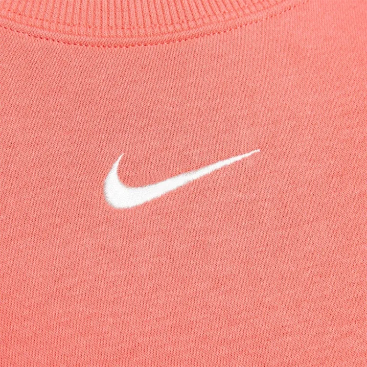 Nike PHNX FLC OS LONG CRE Sweatshirt Women's Pink-5
