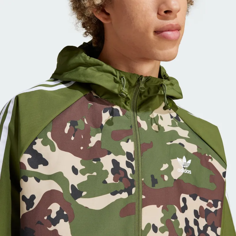 Adidas Originals WINDBREAKER CAMO Jackets Coats Men's Wild Pine-4