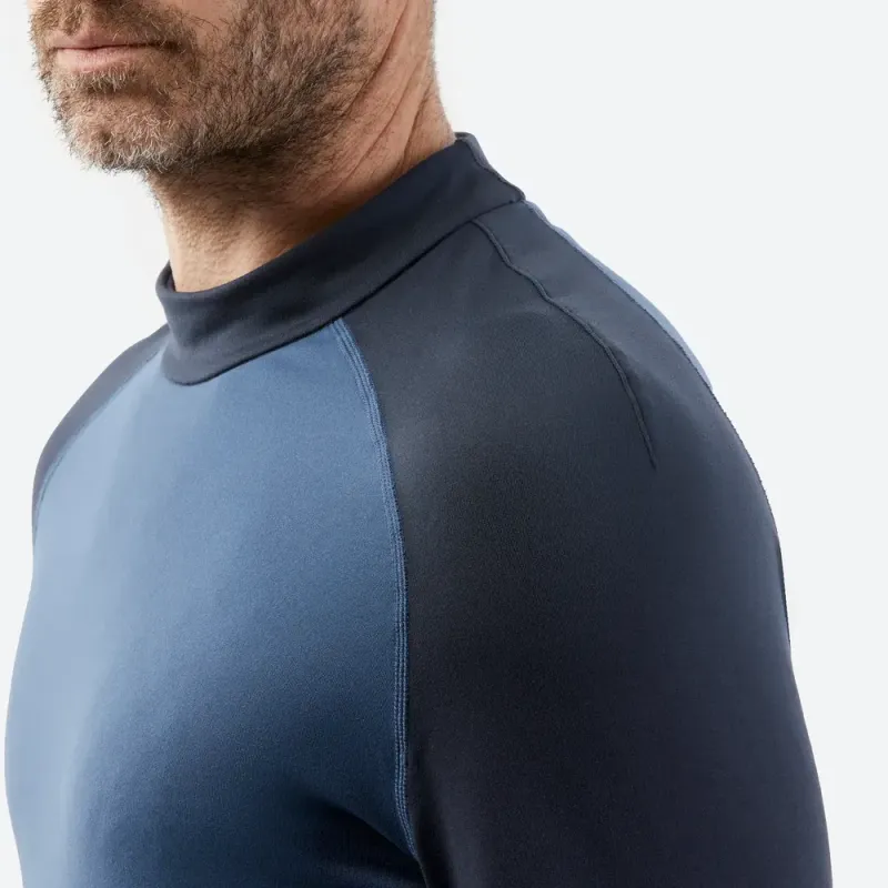DECATHLON Undershirt Men's Ink Teal/Dark Blue-3
