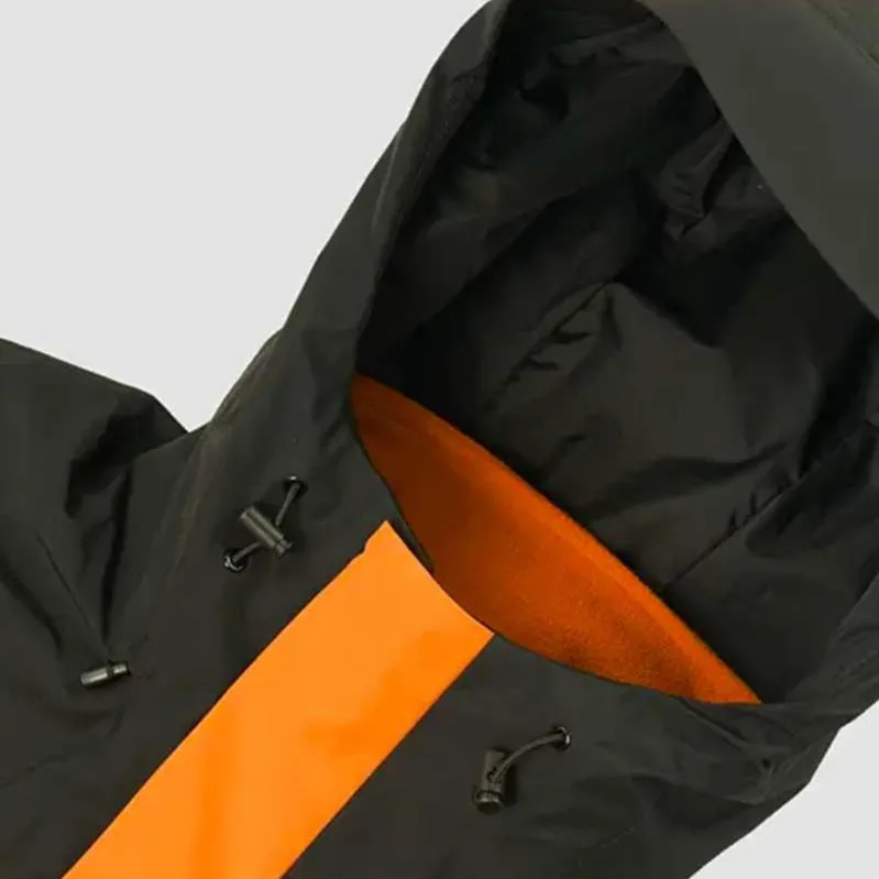 THE NORTH FACE Waterproof And Windproof To Keep Warm Windbreaker Jacket Men's Orange-2
