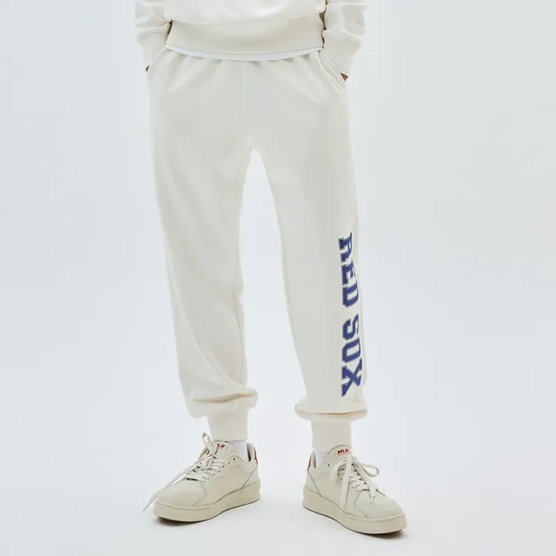 MLB Boston Red Sox Knitted Sports Pants Unisex Beige-3