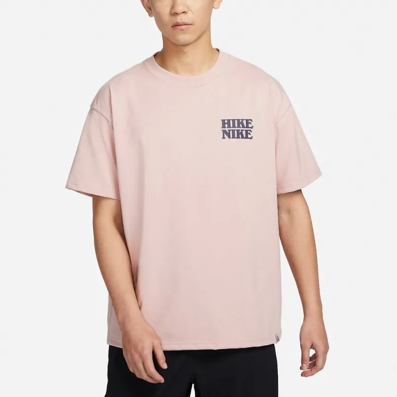 Nike T Shirts Men Oxford Pink-2