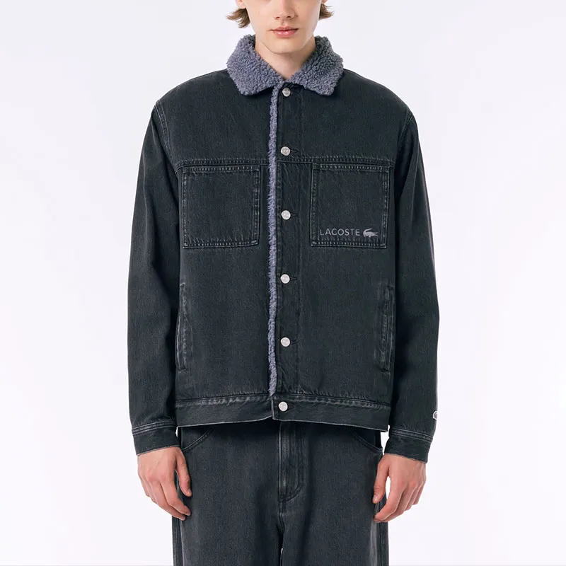 LACOSTE Jackets & Coats Men's Black-2