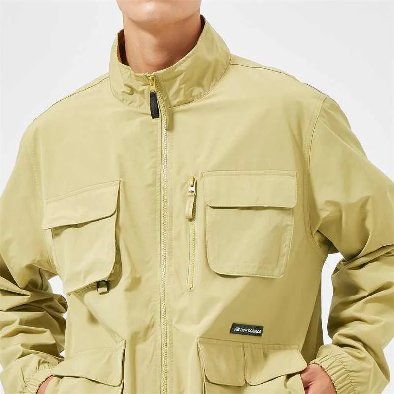 New Balance Jackets Men Khaki-2