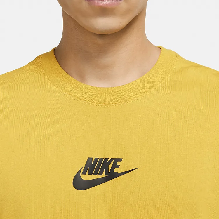 Nike T Shirts Men Yellow-3
