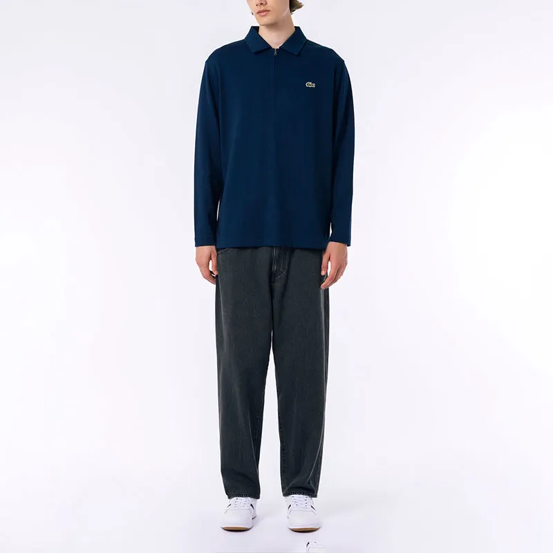 LACOSTE Polo Shirt Men's Marine Blue-4