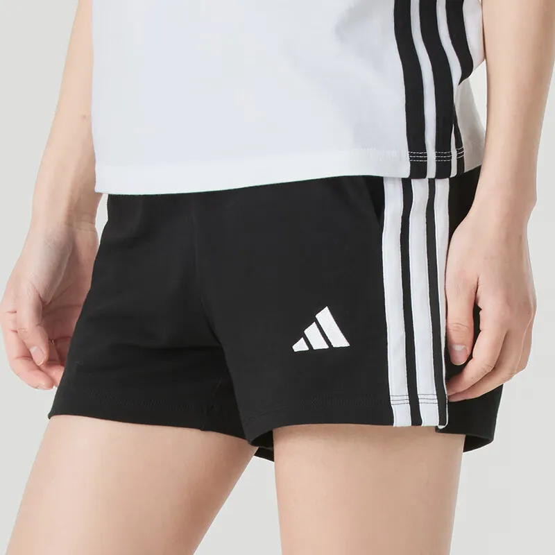 Adidas ESSENTIALS Casual Shorts Women's Black/White-2