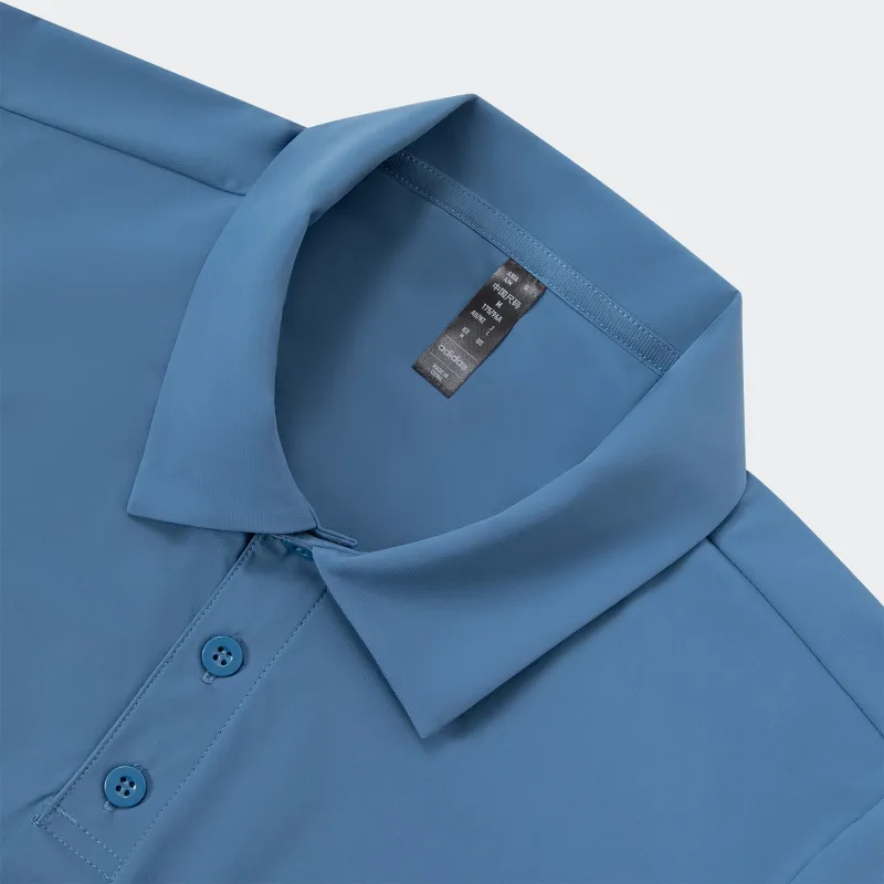 Adidas Polo Shirt Men's Altered Blue/Black-2
