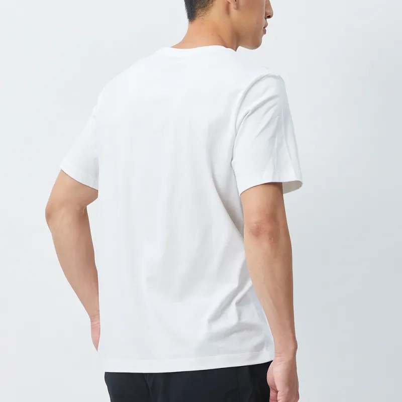 Nike T Shirts Men White-3