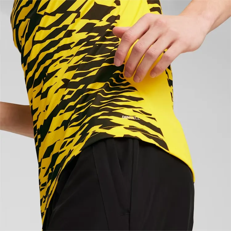 PUMA Borussia Dortmund Pre Match Men's Short Sleeve Jersey-3